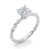 Engagement Ring with Twisted Shank - Image 65