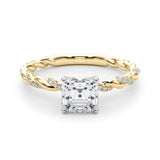 Engagement Ring with Twisted Shank - Image 14