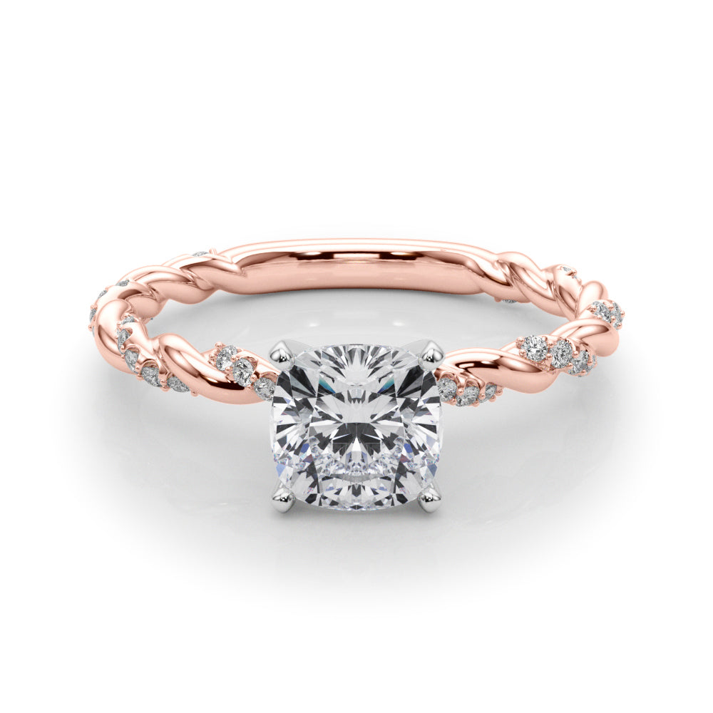 Engagement Ring with Twisted Shank - Image 96