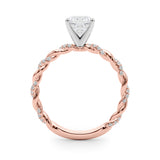 Engagement Ring with Twisted Shank - Image 69