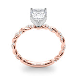 Engagement Ring with Twisted Shank - Image 52
