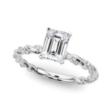Engagement Ring with Twisted Shank - Image 87