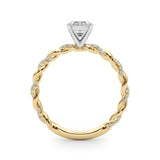 Engagement Ring with Twisted Shank - Image 55