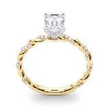 Engagement Ring with Twisted Shank - Image 56