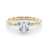 Engagement Ring with Twisted Shank - Image 28