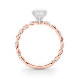 Engagement Ring with Twisted Shank - Image 83