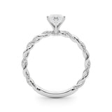 Engagement Ring with Twisted Shank - Image 61