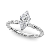 Engagement Ring with Twisted Shank - Image 115