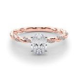 Engagement Ring with Twisted Shank - Image 30