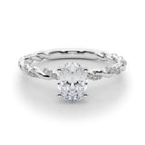 Engagement Ring with Twisted Shank - Image 5