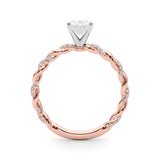 Engagement Ring with Twisted Shank - Image 72