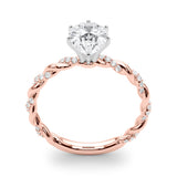 Engagement Ring with Twisted Shank - Image 141