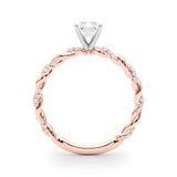 Engagement Ring with Twisted Shank - Image 76