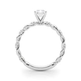 Engagement Ring with Twisted Shank - Image 100