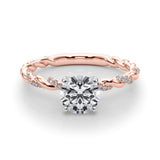 Engagement Ring with Twisted Shank - Image 47