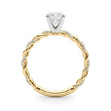 Engagement Ring with Twisted Shank - Image 155