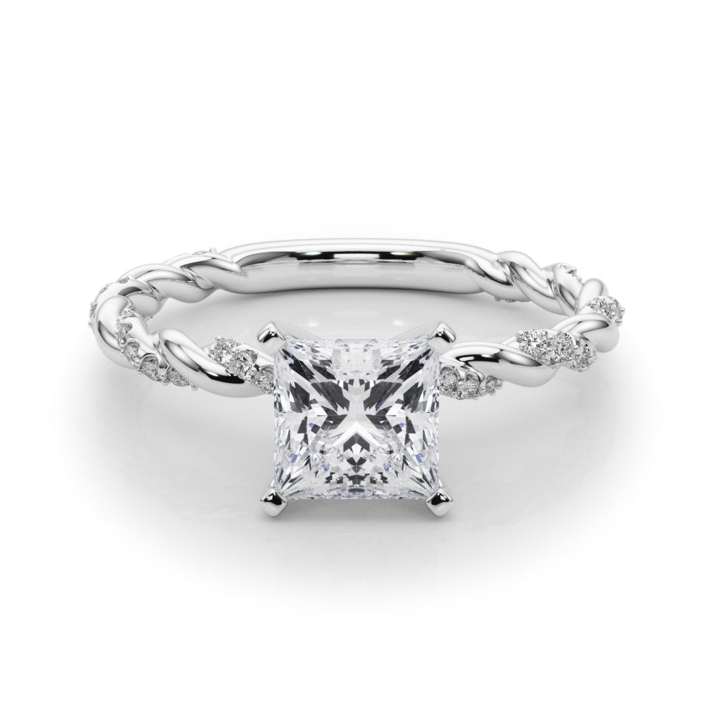 Engagement Ring with Twisted Shank - Image 116