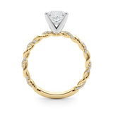 Engagement Ring with Twisted Shank - Image 80