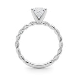 Engagement Ring with Twisted Shank - Image 92
