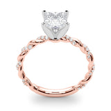 Engagement Ring with Twisted Shank - Image 93