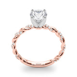 Engagement Ring with Twisted Shank - Image 130