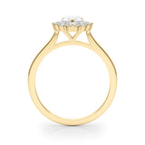 Teardrop Diamond Cluster Ring - Image 10