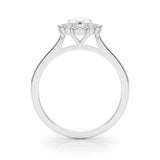 Teardrop Diamond Cluster Ring - Image 12