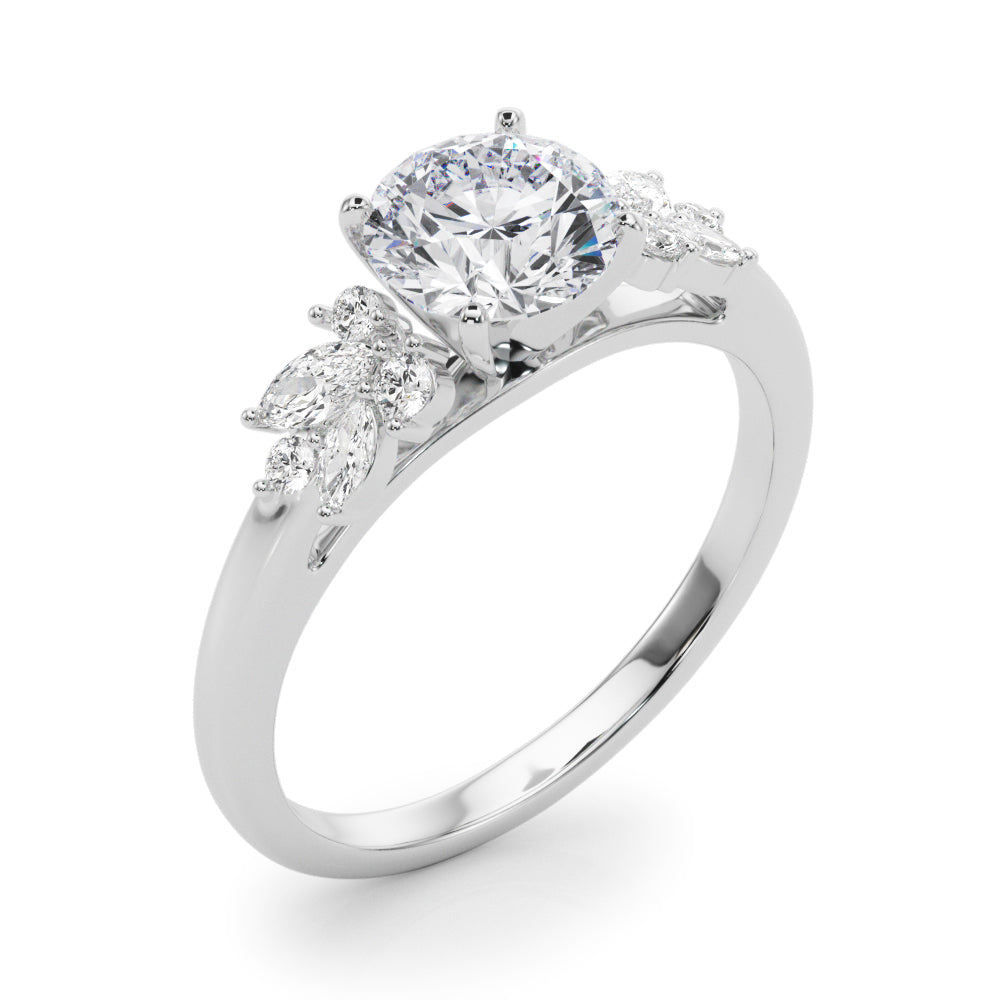 Engagement Ring with Peg Head - Image 3