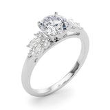 Engagement Ring with Peg Head - Image 3