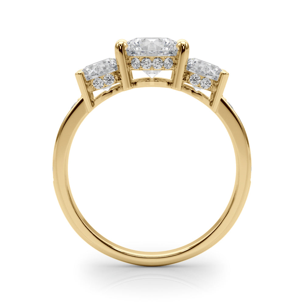 Three Diamond Statement Ring 2 ct - Image 11