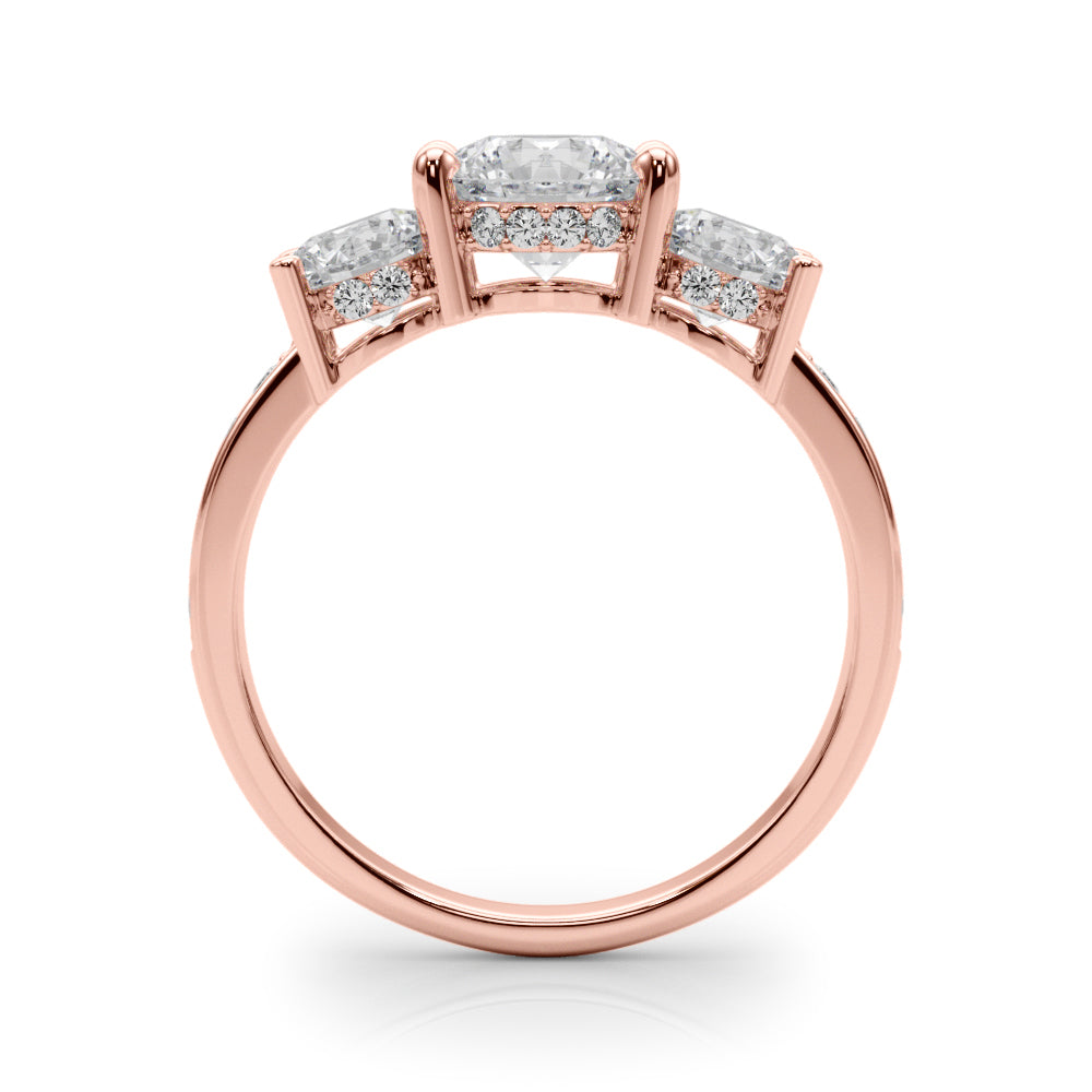 Three Diamond Statement Ring 2 ct - Image 12