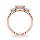 Three Diamond Statement Ring 2 ct - Image 12