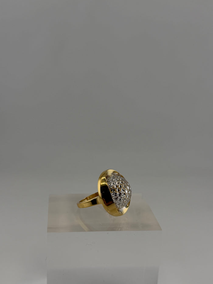 18K Gold Celestial Dome Ring
