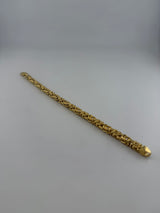 Royal Byzantine 18K Solid Gold Bracelet – 5mm - Image 1