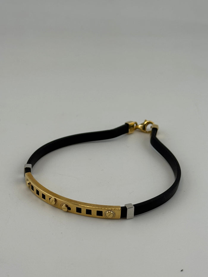 The Noir Signature Bracelet – 18K Solid Gold