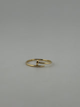 Dainty half nail ring - Image 2