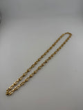 The Royal Bar Link – 18K Solid Gold Chain Necklace