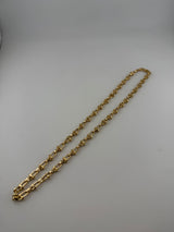 The Royal Bar Link – 18K Solid Gold Chain Necklace - Image 1