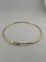 18K Solid Gold Nail Choker - Image 1