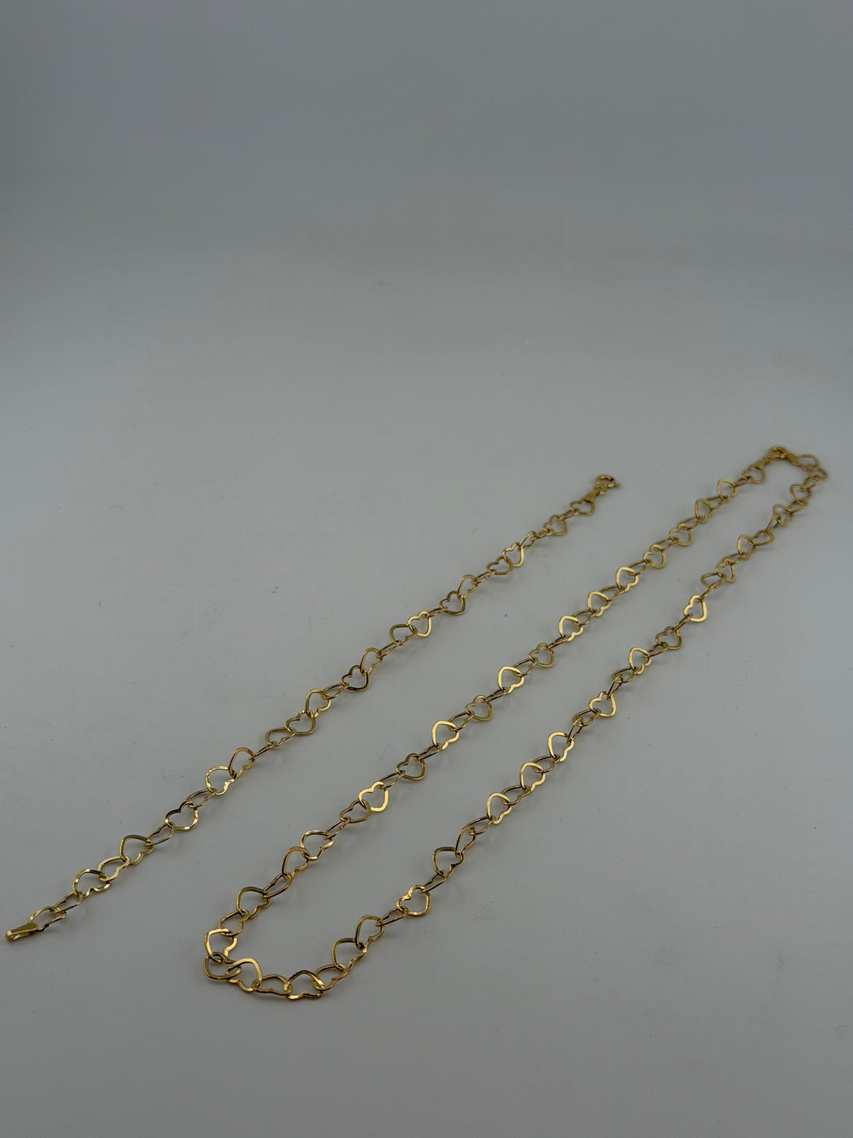The Hearts Chain – 18K Solid Gold - Image 1