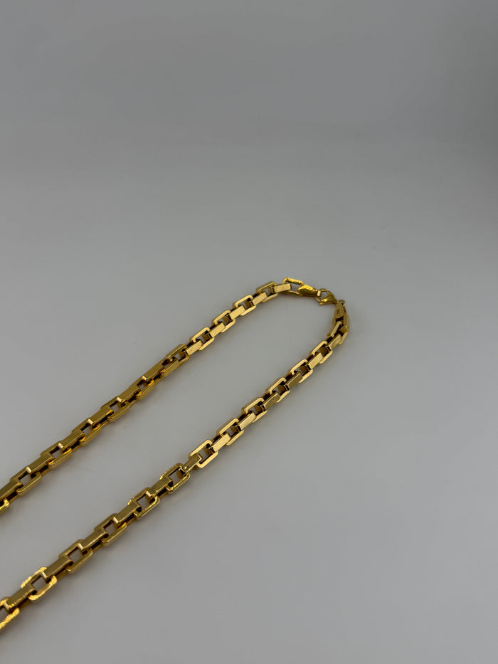 Box Chain — 18K Solid Gold
