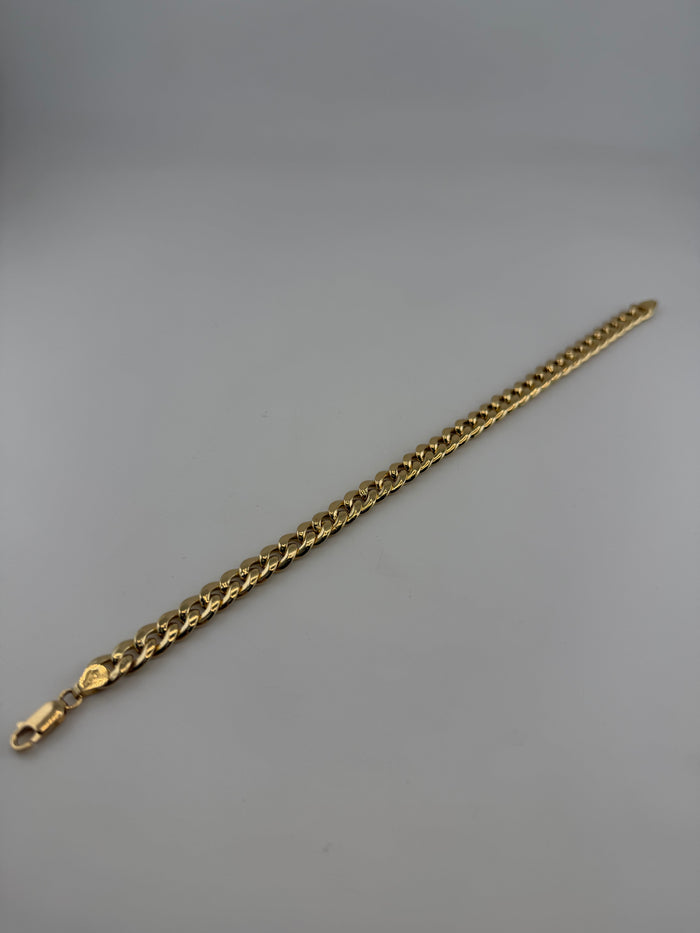 The Royal Cuban Link Bracelet – 18K Solid Gold, 5mm