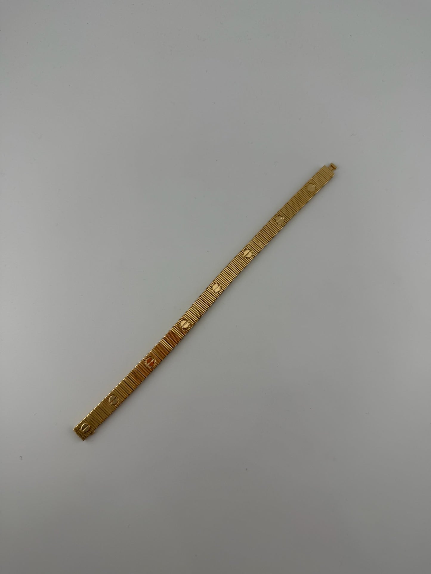 Solid 18k gold flexible bracelet