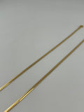 18K Solid Gold Tight Cuban Link Bracelet