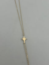 18K Gold Star Chain Necklace - Image 2