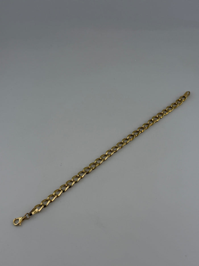 The Aurelio Curb Bracelet
18K Solid Gold | 6mm