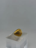 Gold shell ring