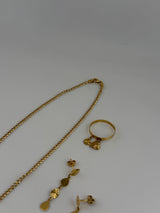 Sunburst – 18K Solid Gold Jewelry Set - Image 3