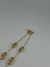 Sculpted Oval Link Necklace
18K Solid Gold - Image 3