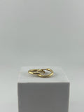 Round hoop earrings